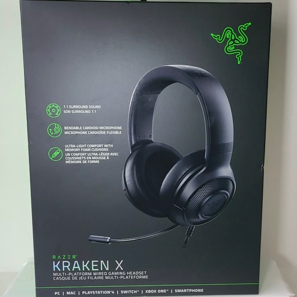 NIB Razer Kraken x Gaming Headset multi platform
